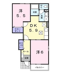 シャルマン　カーサIIの物件間取画像